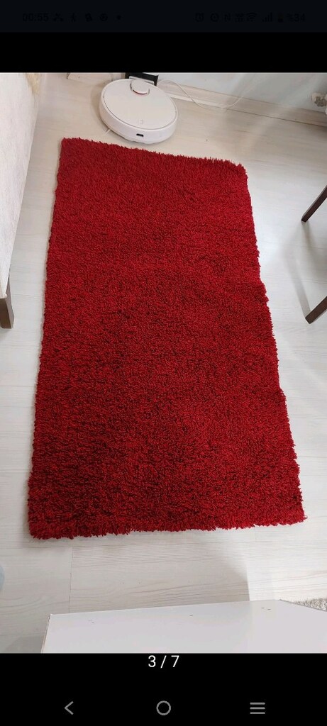 1.50'ye 80 santim Shaggy halı - 2