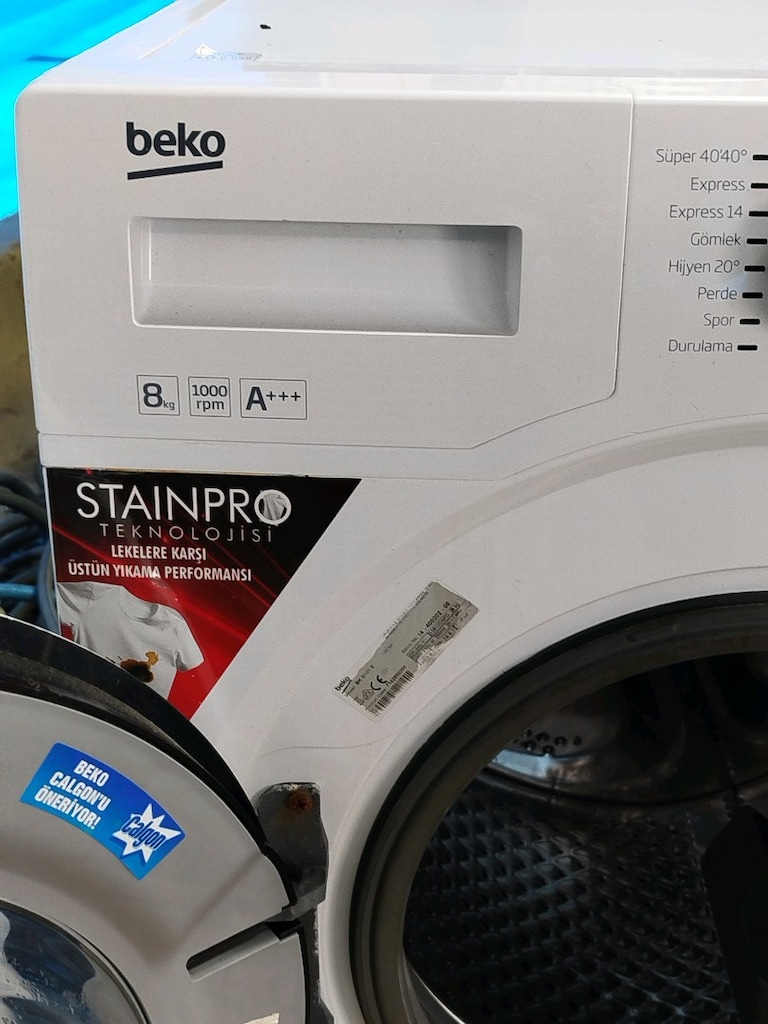 BEKO 8 KG ÇAMAŞIR MAKİNESİ İZMİR İÇİ 3 AY GARANTİMİZ VARDIR - 5