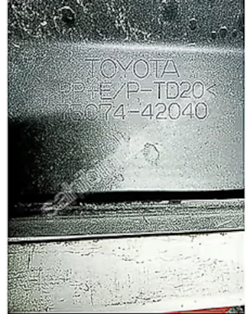 TOYOTA RAV4 SOL ÖN KAPI BANDI 75073 42040 - 3