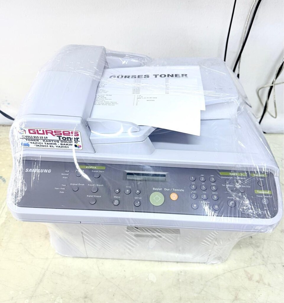 Yazıcı fotokopi taraycı faks samsung 4521 3 bin sayfa çıktı alıyor - 9