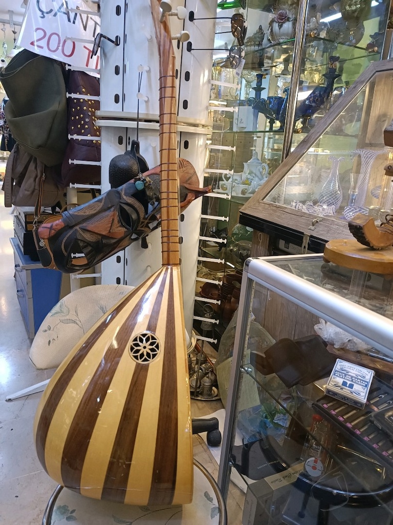 Ahşap Gövdeli Dilimli Cümbüş Saz - 2