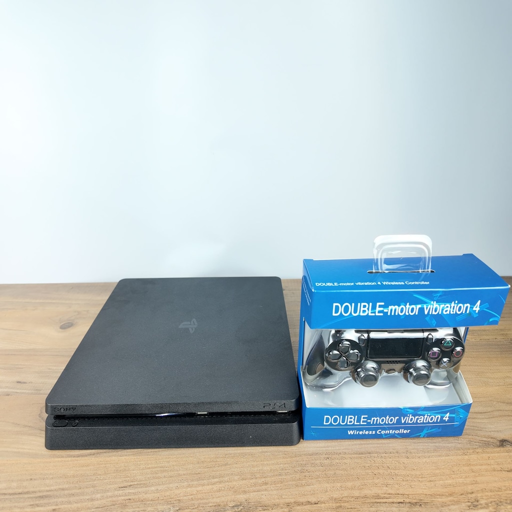 PLAYSTATION 4 SLIM 500 GB + 1 ADET A KALİTE YAN SANAYİ SIFIR KOL - 4