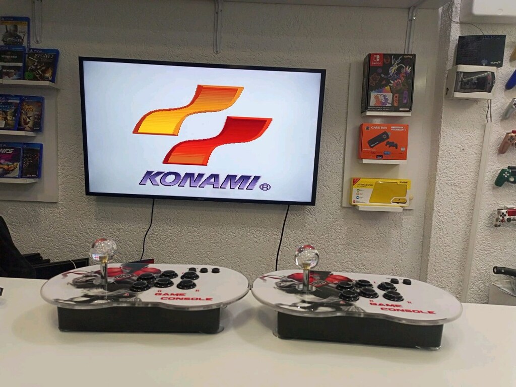 Atari Arcade Klasik Oyun Konsolu çift üniteli - 11