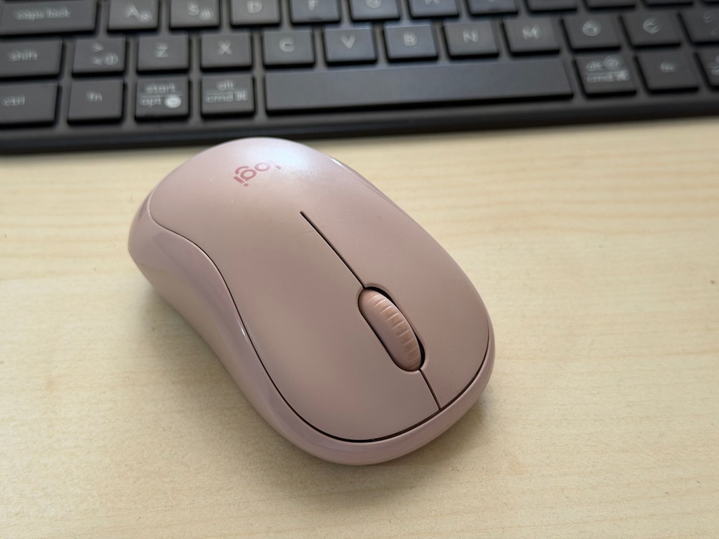Logitech M240 Pembe Sessiz Optik Kablosuz Mouse - 8