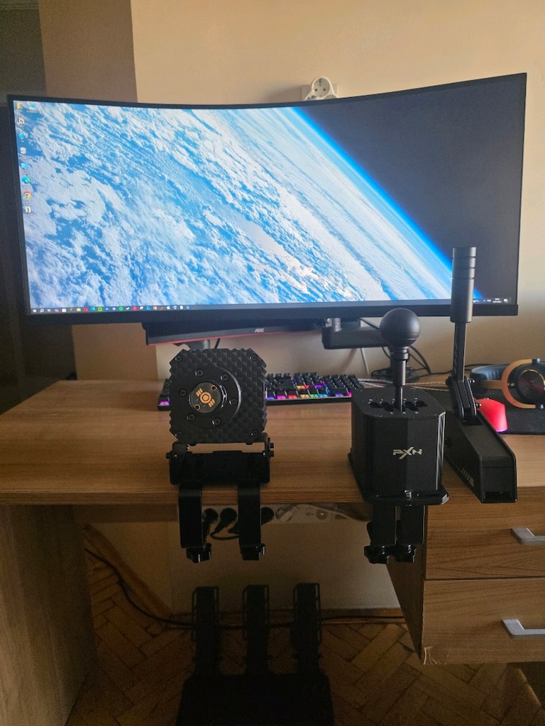 14 Ay Garantili Full PXN VD6 DD Yarış Seti + 34" Ultrawide Monitör - 8