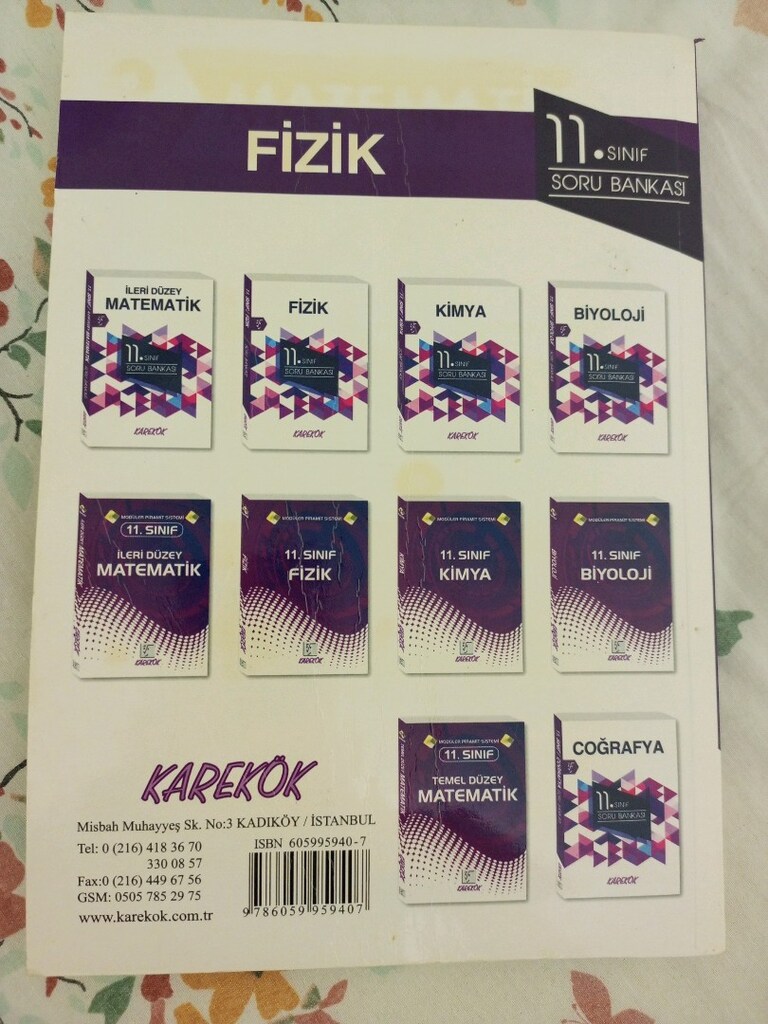 Fizik 11. sınıf Soru Bankası Karekök Yayınları - 2