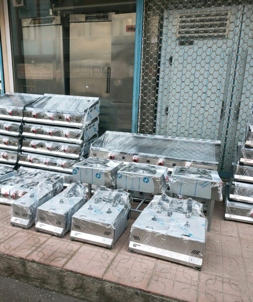 sanayi tipi endüstriyel ocak fritöz kuzineli fırın pleyt ızgara tost - 11