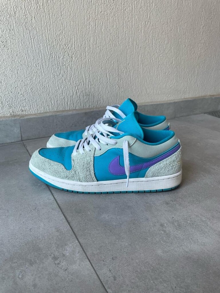 Nike Air Jordan 1 Low SE Aquatone Mor Mavi DX4334-300 EU45 Orijinal - 2