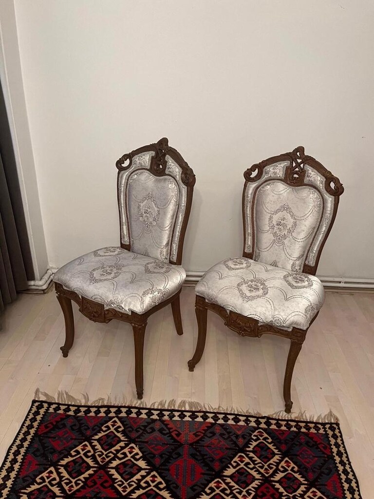 Antika Koltuk Formlu Eloyması Sandalye - 10