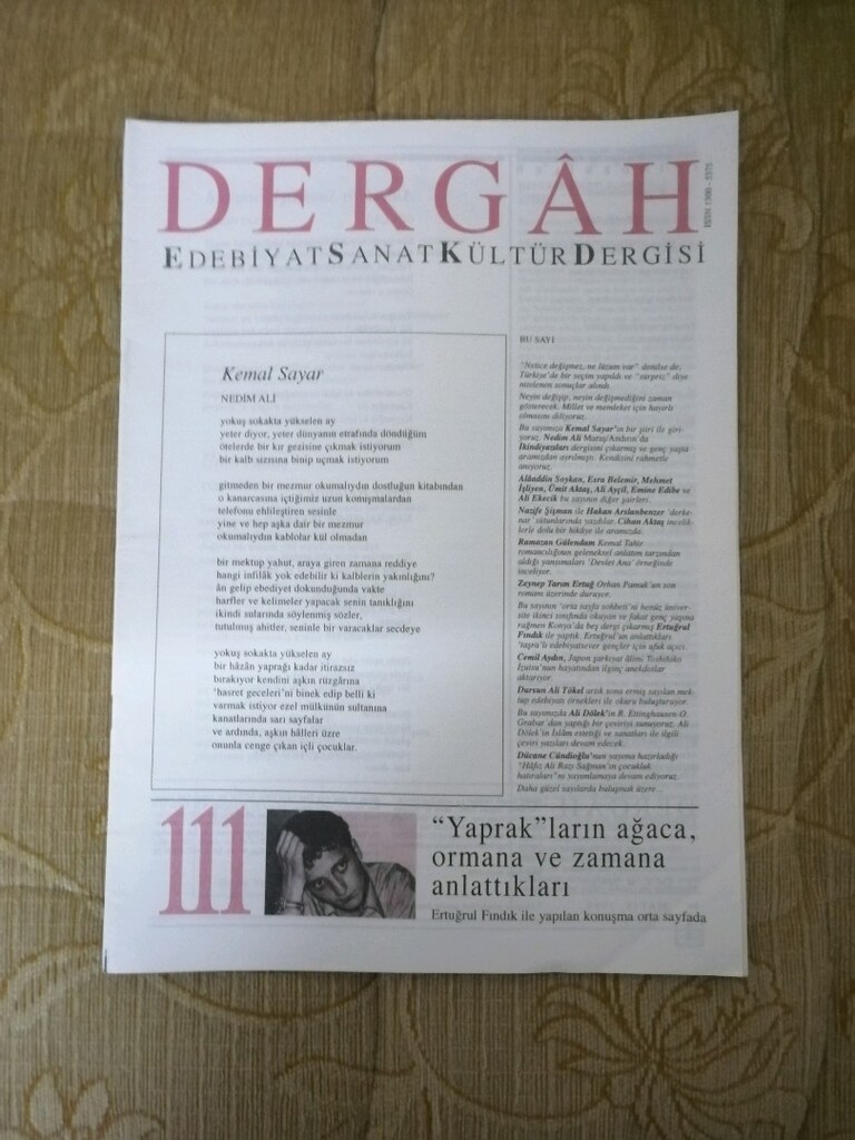 Dergah Edebiyat Sanat Dergisi 109/113. SAYILARI - 5