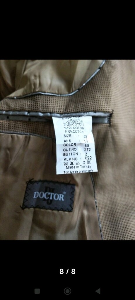 Doctor Junior Çocuk Kadife Ceket - 8