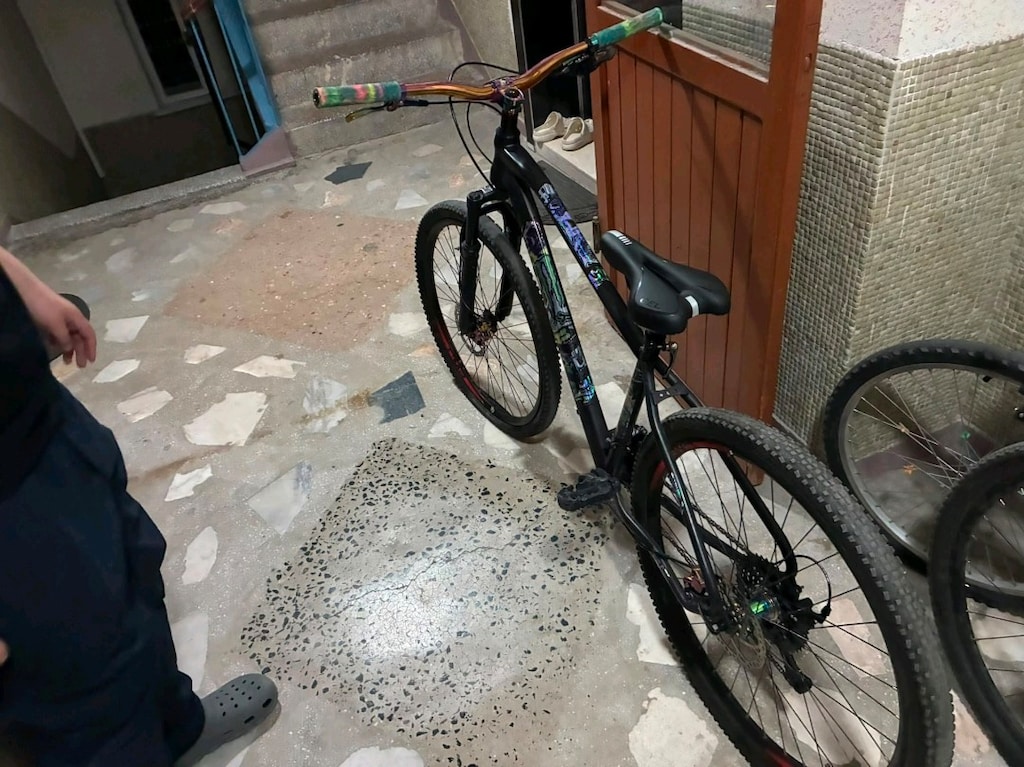 temiz modifiyeli 27,5 jant bisiklet 10 vites ayna kol hediye - 4