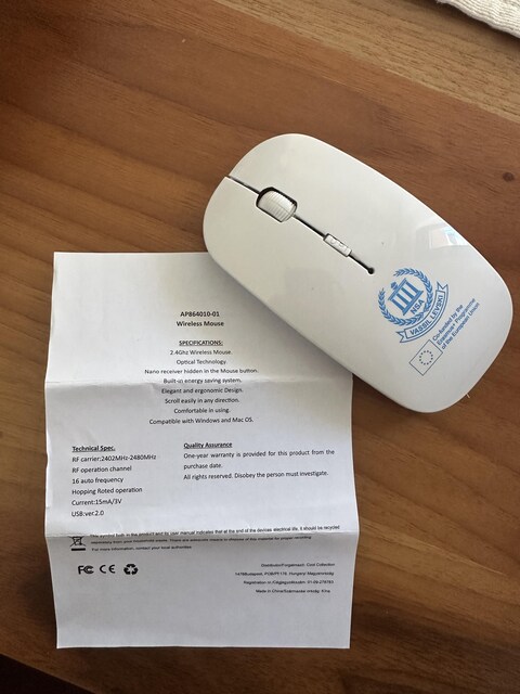 Kablosuz Mouse 2.4 GHz Optik - Kilavuzlu, Az Kullanilmis