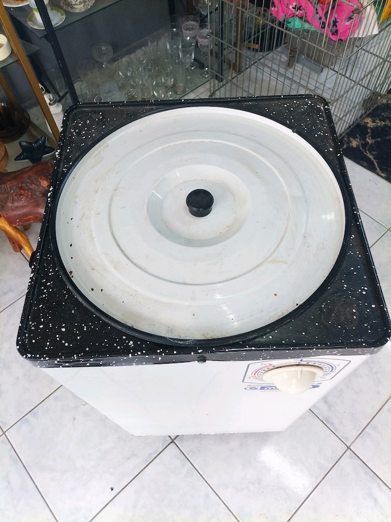 çevirmeli eski model çamaşır makinesi - 6