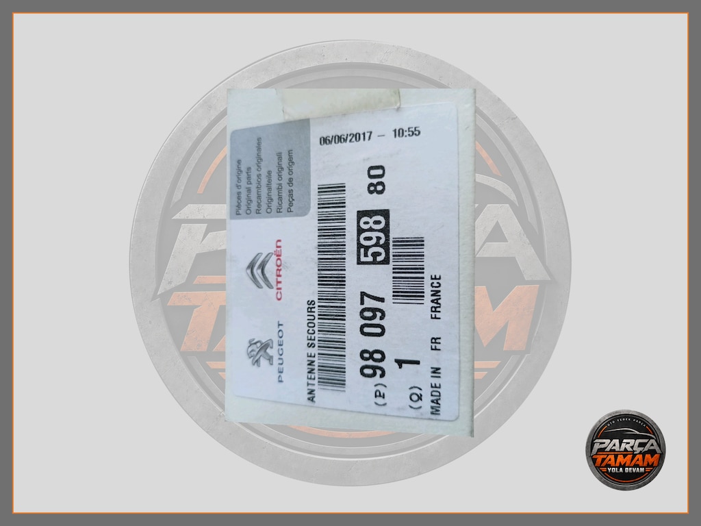 PEUGEOT 208-2 ANAHTARSIZ GİRİŞ ANTENİ 9809759880 - 6