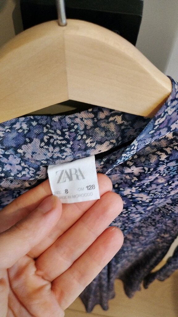 zara kız çocuk elbise İngiliz stili - 3