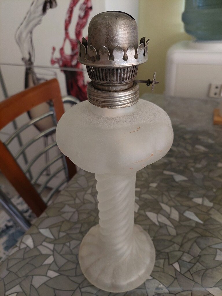 ANTİKA GAZ LAMBASI