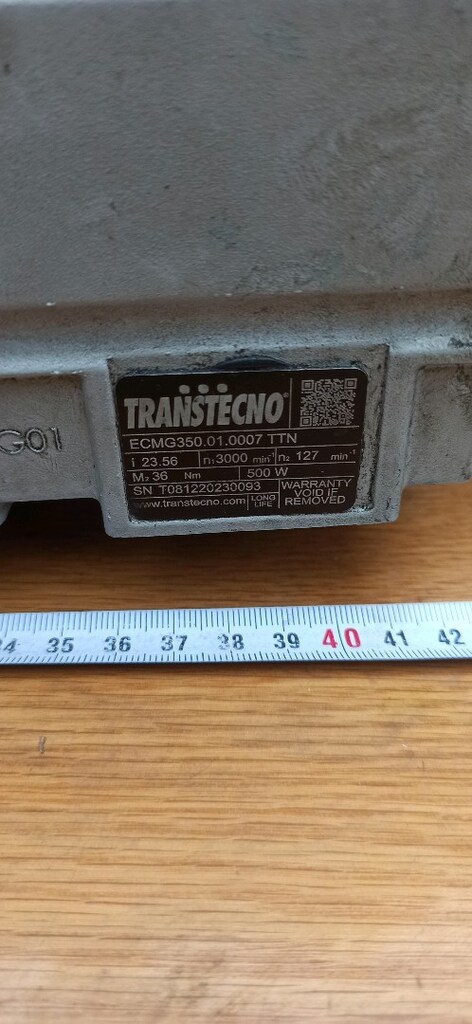 Transtecno Redüktörlü Dc Motor 24 Volt 500 watt 36 Nm - 3