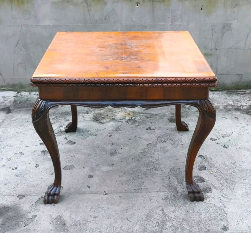 Antika Vintage Aslan Ayaklı Masa Sandalye - 4