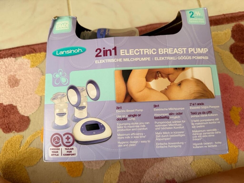 Lansinoh 2si 1 arada elektrikli göğüs pompası - 5