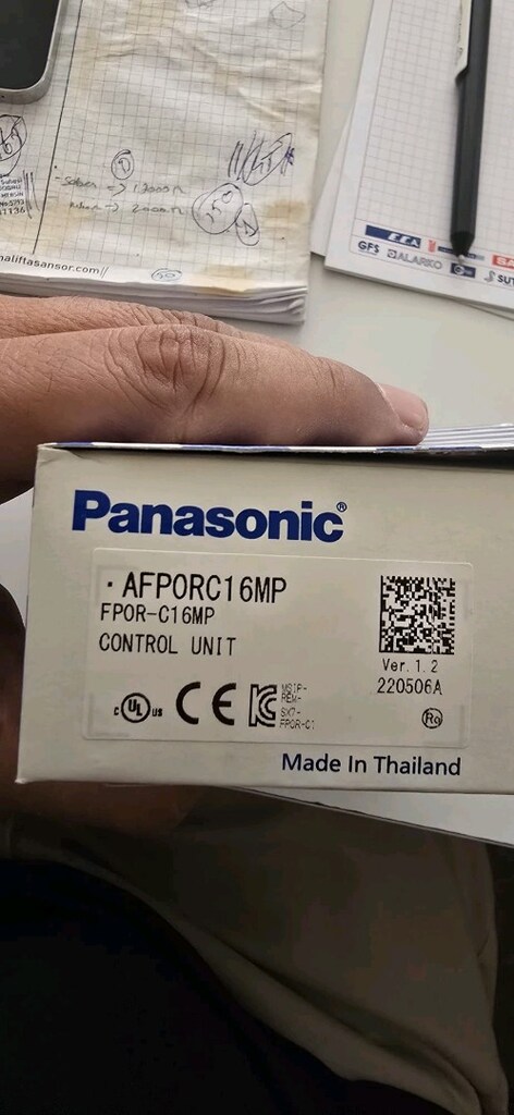Panasonic FP0R-C16MP PLC Kontrol Ünitesi - 2