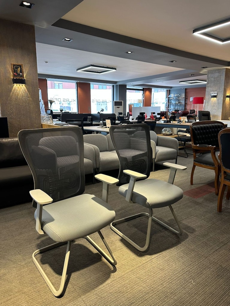 KLAS OFİS ÜSKÜDAR DECOFİS GRİ BEKLEME KOLTUĞU SIFIR - 2