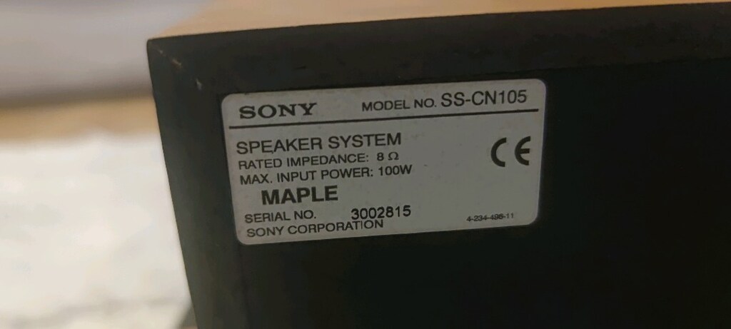 Sony 2+1 100 herbiri 100W Speker siystem - 5
