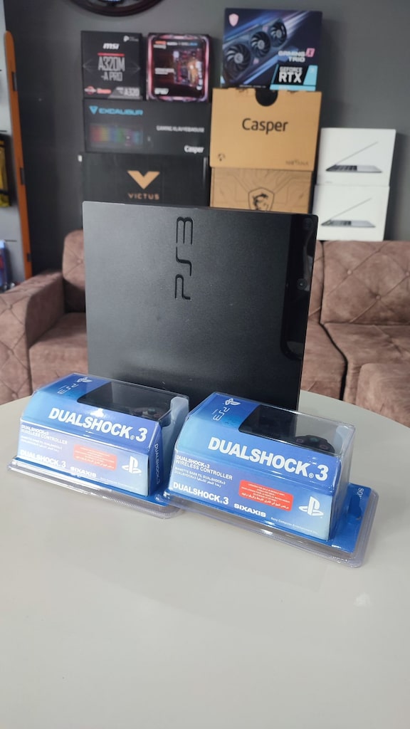 PS3 500GB 70 OYUNLU PES27 DAHİL.2KOL 3AY GARANTİLİ FUL SET - 2