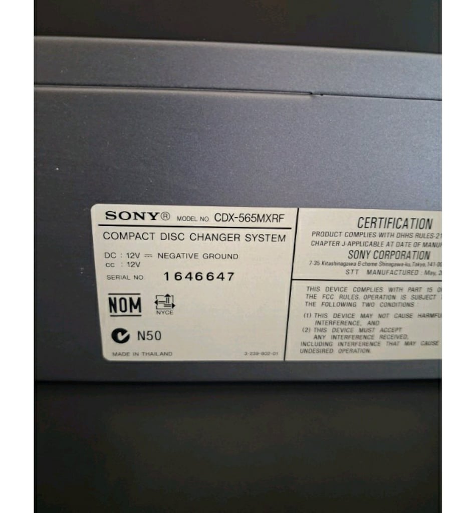 Sony CDX-565 MXRF 10 lu CD BOX - 6