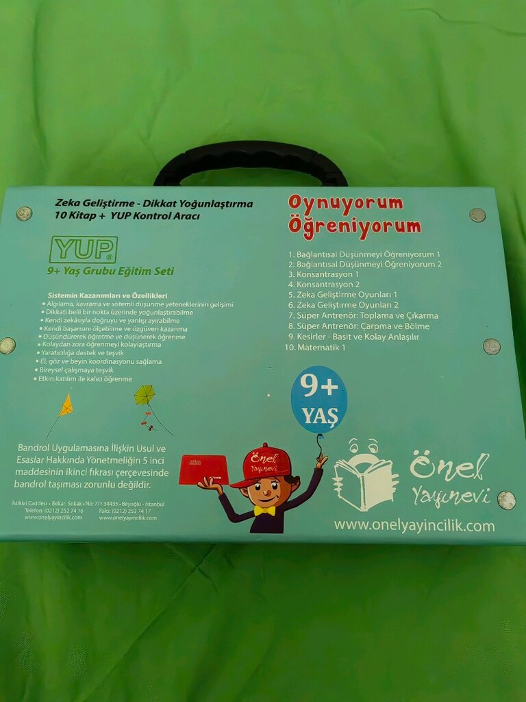 Yup eğitim seti 9+ - 3