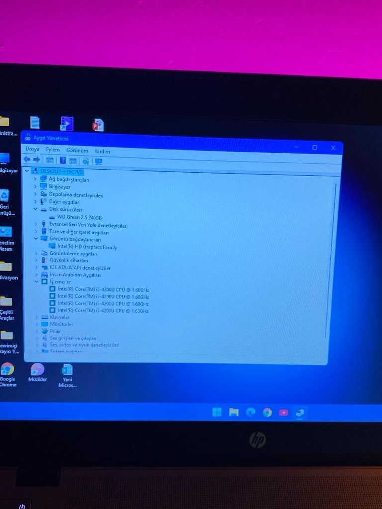 HP- İ5-8GB RAM-256 GB SSD LAPTOP - 5