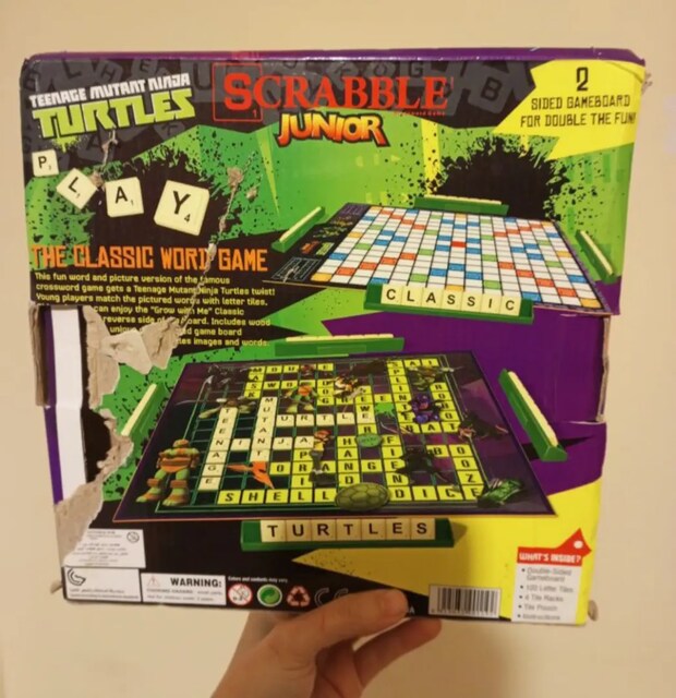 Scrabble junior ingilizce ninja turtles