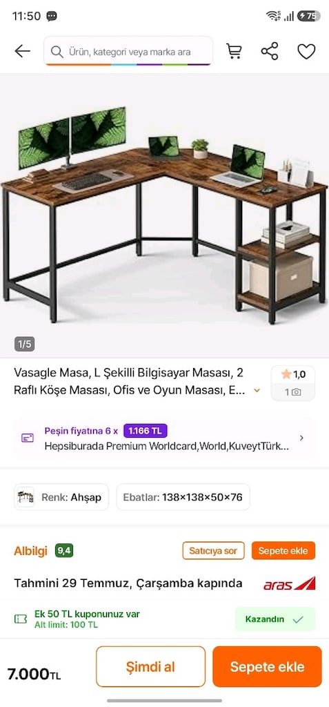 Vasagle L Masa - 3