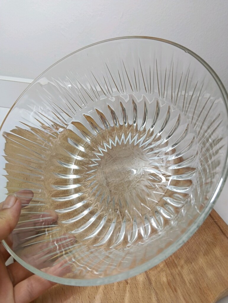 0 yeni. büyük salata servis cam kase. - 10