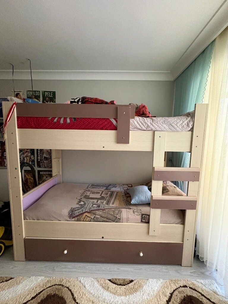 ikili ikiz yataklı ranza bilgisayar masası gardrop - 4