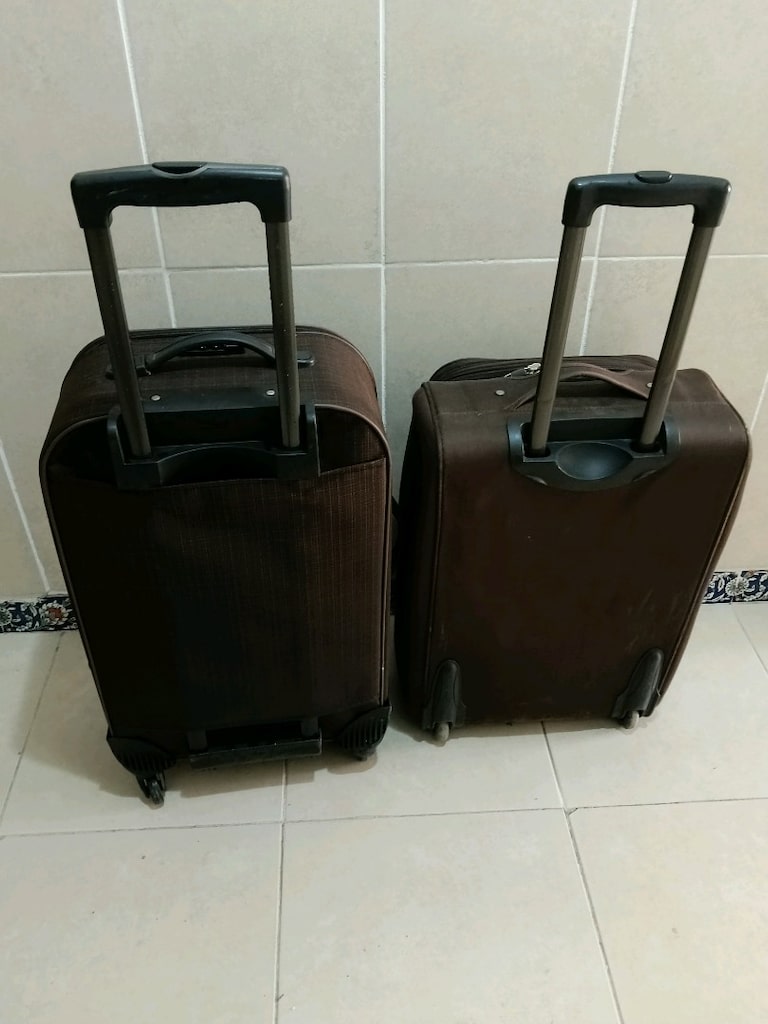 2 Adet tekerlekli orta boy valiz - 5