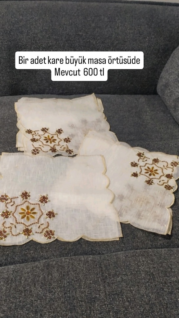 çeyizlik şal, dantel - 2