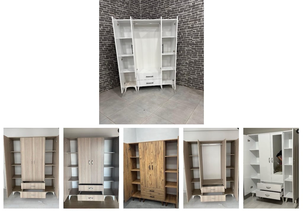 4 kapaklı elbise dolabı dvwkhfpwsb - 6