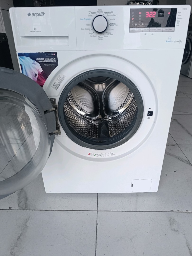 ARÇELİK 9 KG İNVERTER MOTOR A+++ SIFIR AYARINDA ÇAMAŞIR MAKİNESİ - 3