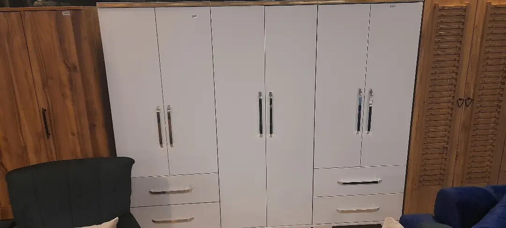 Sıfır 6 kapılı gardolap elbise dolabı - 8