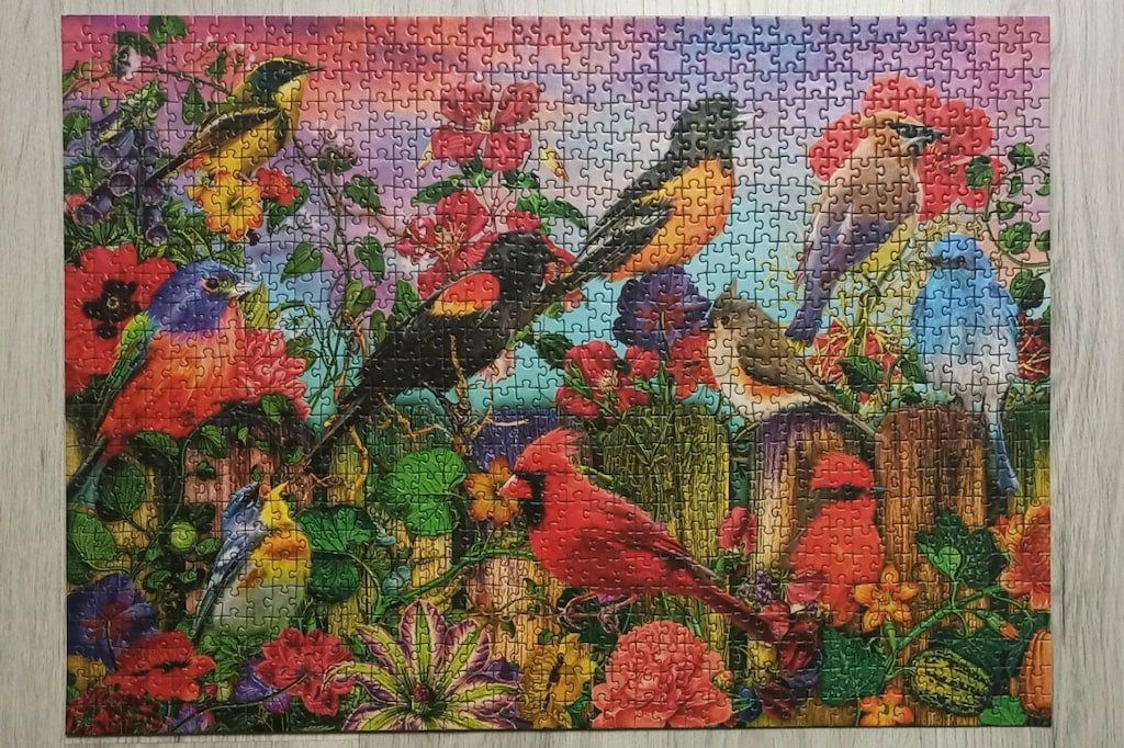Arlası Bantlı Yapılmış Puzzle - 14