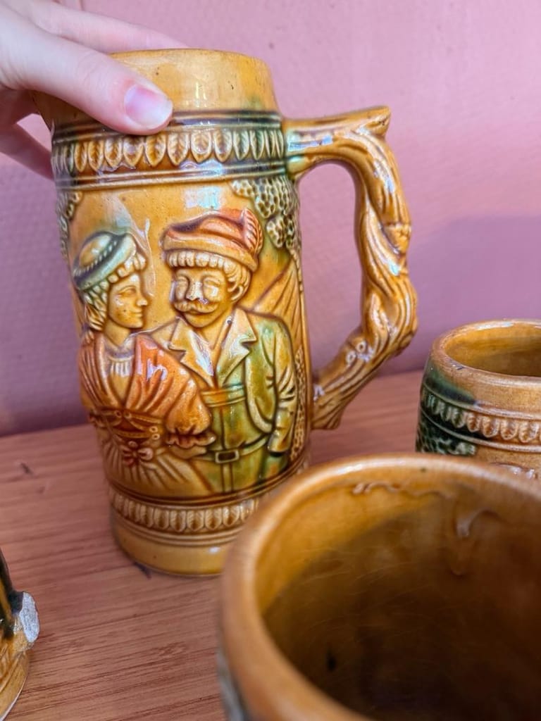 antika sürahi ve bardak - 5