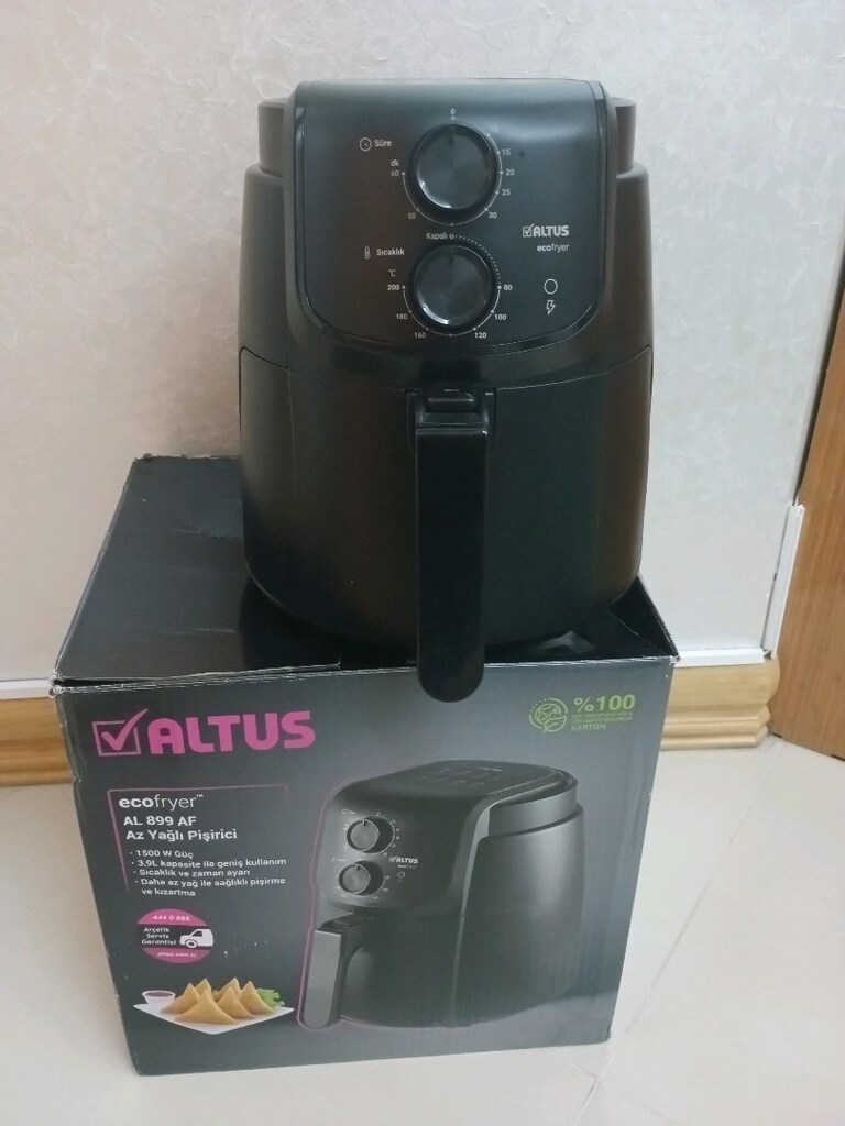 Altus airfryer, birkaç defa deneme amacıyla kullanılmıştır - 4