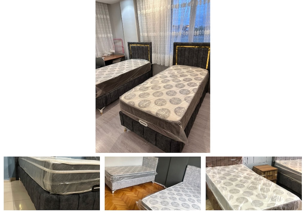 tek kişilik baza başlık yatak uxdpqexdzt - 4