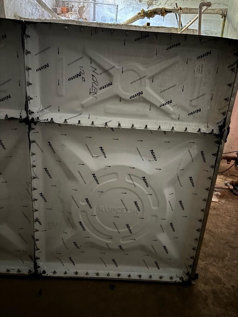 10 tonluk galvaniz su deposu - 2