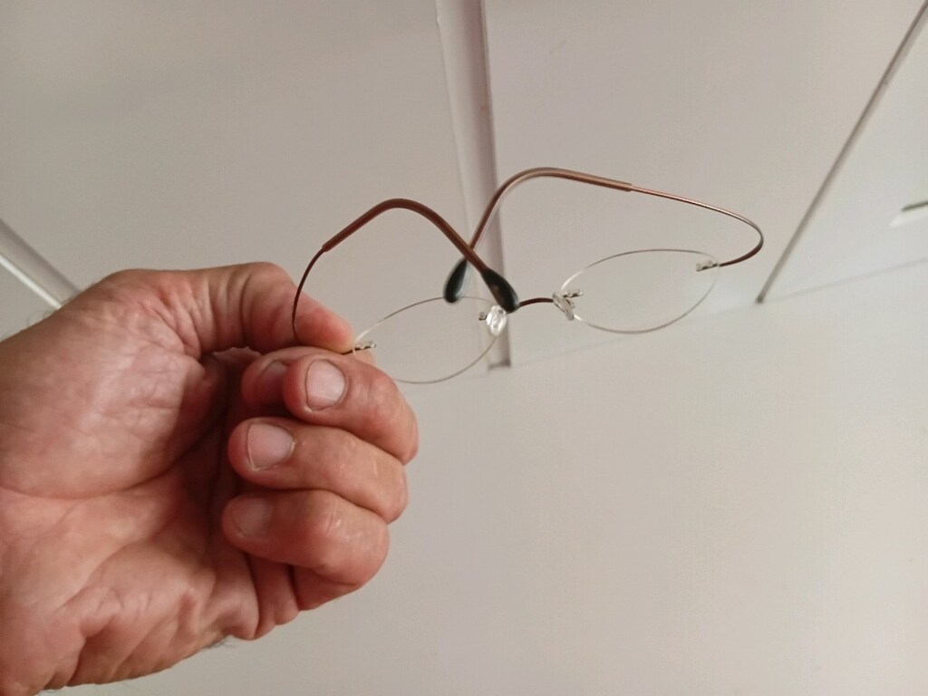cocuk icin katlanır numaralı optik gözlük titanium - 3