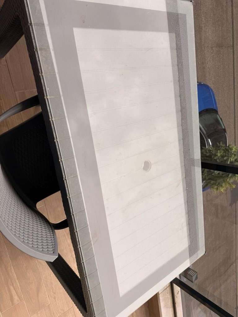 Gri Rattan Yemek Masası - 2