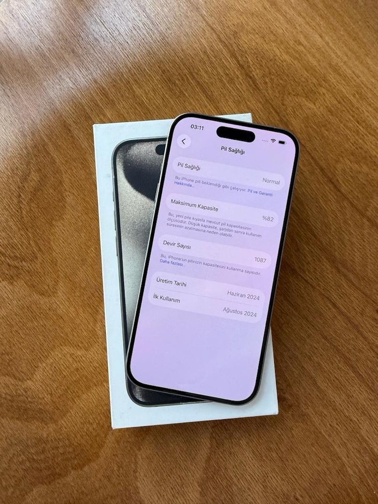 İPHONE 15 PRO 128 GB HATASIZ DEĞİŞENSİZ GARANTİLİ MODEL - 9