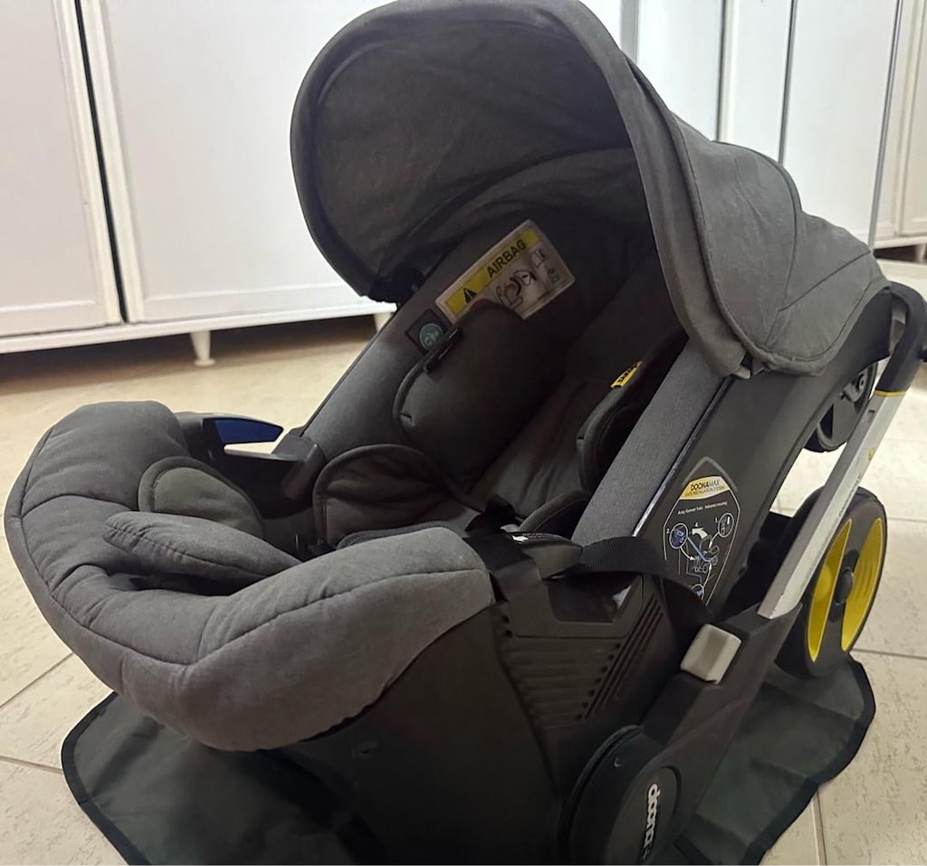 Doona bebek arabası gri rengi - 7