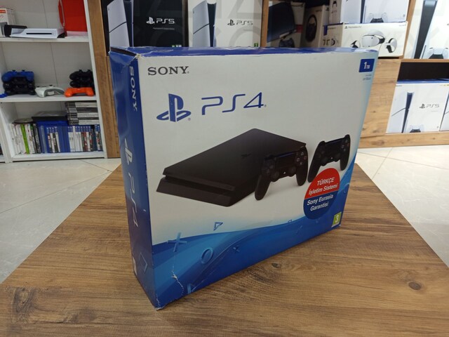 PS4 SLİM 1TB 1KOL 6AY MAĞAZA GARANTİLİ